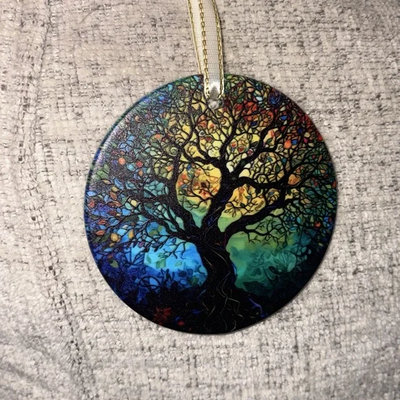 Colorful Tree of Life Ornament - Picture 7 of 7
